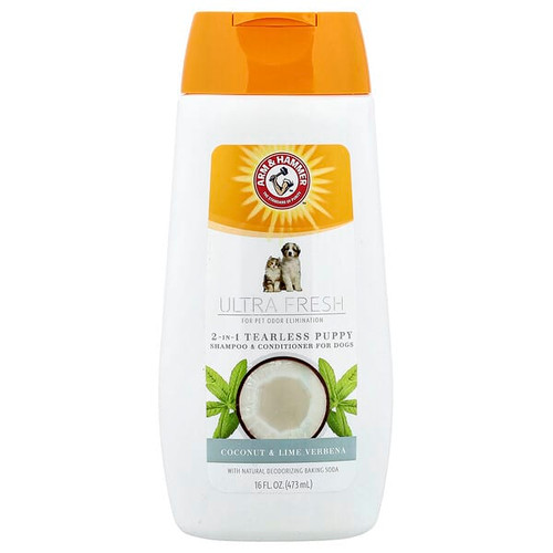 <img alt="Arm & Hammer, Ultra Fresh,  2 In 1 Tearless Puppy Shampoo & Conditioner, For Dogs, Coconut & Lime Verbena, 16 fl oz (473 ml)" title="Arm & Hammer, Ultra Fresh,  2 In 1 Tearless Puppy Shampoo & Conditioner, For Dogs, Coconut & Lime Verbena, 16 fl oz (473 ml),742797871790"