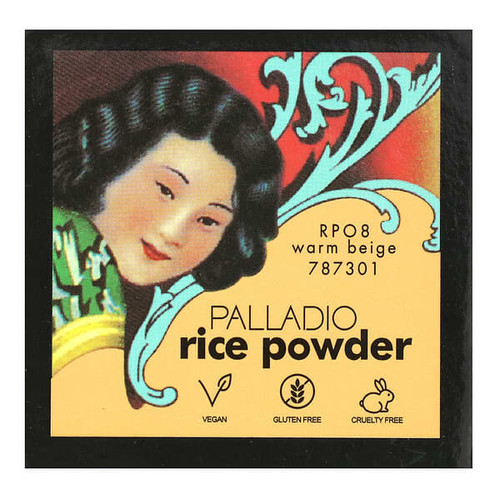 <img alt="Palladio, Rice Powder, Warm Beige RPO8, 0.60 oz (17 g)" title="Palladio, Rice Powder, Warm Beige RPO8, 0.60 oz (17 g),024057240387"