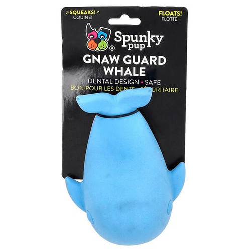 <img alt="Spunky Pup, Gnaw Guard, Whale, 1 Toy" title="Spunky Pup, Gnaw Guard, Whale, 1 Toy,850036087519"
