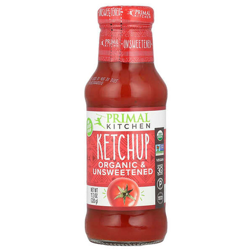 <img alt="Primal Kitchen, Organic Ketchup, Unsweetened, 11.3 oz (320 g)" title="Primal Kitchen, Organic Ketchup, Unsweetened, 11.3 oz (320 g),855232007125"