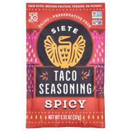 <img alt="3 PACK of Siete, Taco Seasoning, Spicy, 1.31 oz (37 g)" title="3 PACK of Siete, Taco Seasoning, Spicy, 1.31 oz (37 g),851769007768"