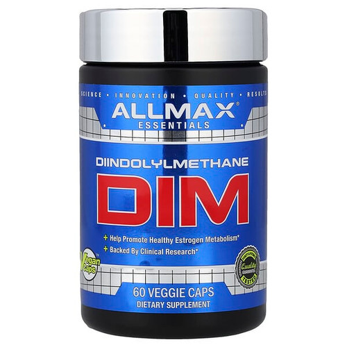 <img alt="ALLMAX, Essentials, DIM, 60 Veggie Caps (100 mg per Capsule)" title="ALLMAX, Essentials, DIM, 60 Veggie Caps (100 mg per Capsule),665553229850"