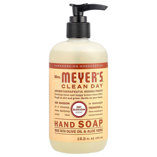 <img alt="Mrs. Meyers Clean Day, Hand Soap, Oat Blossom, 12.5 fl oz (370 ml)" title="Mrs. Meyers Clean Day, Hand Soap, Oat Blossom, 12.5 fl oz (370 ml),808124113299"