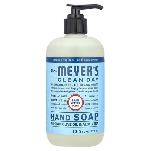 <img alt="Mrs. Meyers Clean Day, Hand Soap, Rain Water, 12.5 fl oz (370 ml)" title="Mrs. Meyers Clean Day, Hand Soap, Rain Water, 12.5 fl oz (370 ml),808124112155"