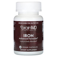 <img alt="BrainMD, Iron, 30 Vegan Capsules (25 mg per Capsule)" title="BrainMD, Iron, 30 Vegan Capsules (25 mg per Capsule),857568003086"