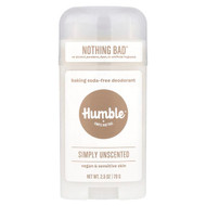 <img alt="Humble Brands, Baking Soda-Free Deodorant, Simply Unscented, 2.5 oz (70 g)" title="Humble Brands, Baking Soda-Free Deodorant, Simply Unscented, 2.5 oz (70 g),858514006120"