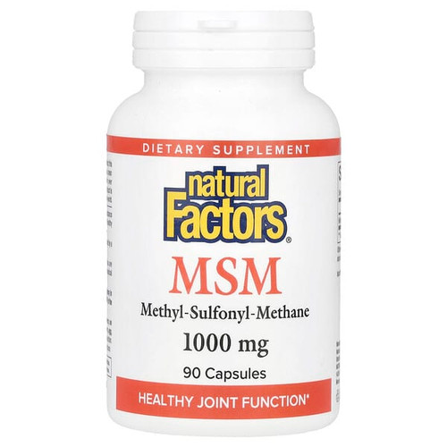 <img alt="Natural Factors, MSM, 1,000 mg, 90 Capsules" title="Natural Factors, MSM, 1,000 mg, 90 Capsules,068958026527"