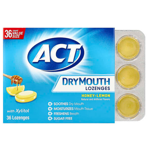 <img alt="ACT, Dry Mouth Lozenges with Xylitol, Honey-Lemon, 36 Lozenges" title="ACT, Dry Mouth Lozenges with Xylitol, Honey-Lemon, 36 Lozenges,041167099346"