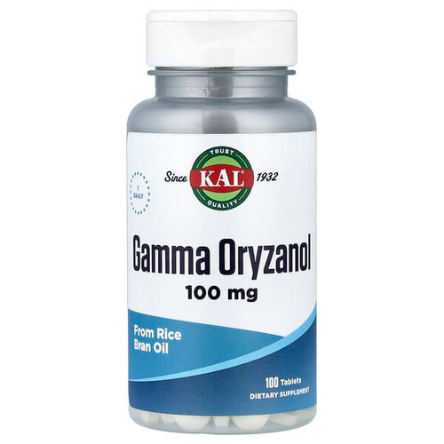 <img alt="KAL, Gamma Oryzanol, 100 mg, 100 Tablets" title="KAL, Gamma Oryzanol, 100 mg, 100 Tablets,021245106852"