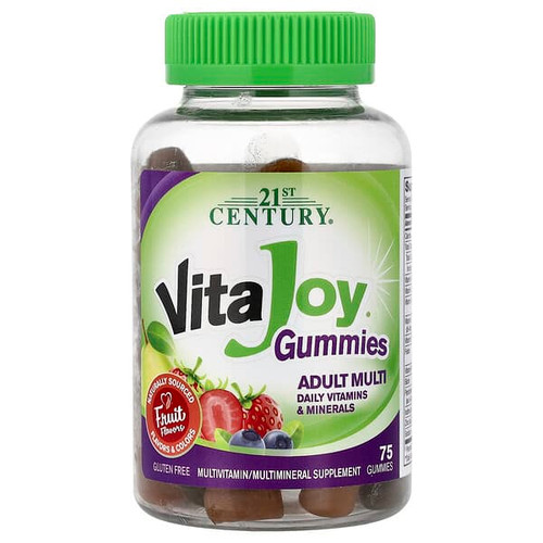 <img alt="21st Century, VitaJoy Adult Multi Gummies, Fruit, 75 Gummies" title="21st Century, VitaJoy Adult Multi Gummies, Fruit, 75 Gummies,740985276174"