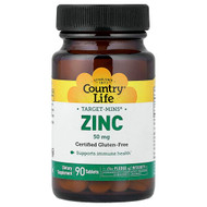 <img alt="Country Life, Target-Mins, Zinc, 50 mg, 90 Tablets" title="Country Life, Target-Mins, Zinc, 50 mg, 90 Tablets,015794025207"