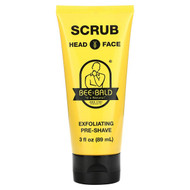 <img alt="Bee Bald, Scrub Head & Face, Exfoliating Pre-Shave, 3 fl oz (89 ml)" title="Bee Bald, Scrub Head & Face, Exfoliating Pre-Shave, 3 fl oz (89 ml),852664004081"