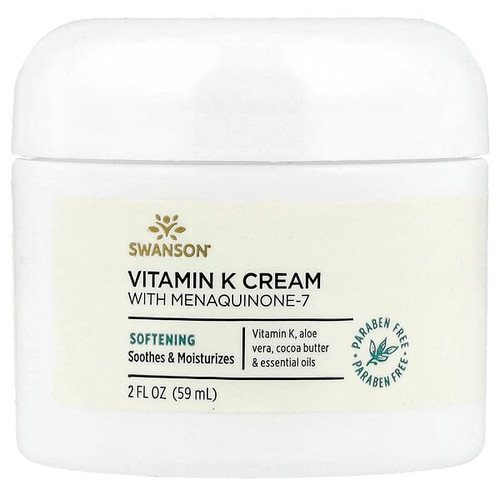<img alt="Swanson Vitamins, Vitamin K Cream with Menaquinone-7, 2 fl oz (59 ml)" title="Swanson Vitamins, Vitamin K Cream with Menaquinone-7, 2 fl oz (59 ml),087614114583"