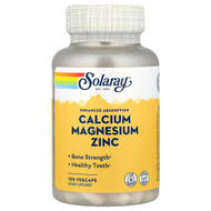 <img alt="Solaray, Calcium Magnesium Zinc, 100 VegCaps" title="Solaray, Calcium Magnesium Zinc, 100 VegCaps,076280045604"
