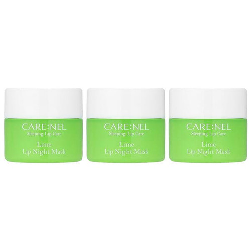 <img alt="Care-Nel, Lip Night Mask Set, Lime, 3 Pieces, (5 g) Each" title="Care-Nel, Lip Night Mask Set, Lime, 3 Pieces, (5 g) Each,8809584960043"
