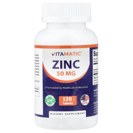 <img alt="Vitamatic, Zinc, 50 mg, 120 Tablets" title="Vitamatic, Zinc, 50 mg, 120 Tablets,602343800004"