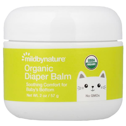 <img alt="Mild By Nature, Organic Diaper Balm, 2 oz (57 g)" title="Mild By Nature, Organic Diaper Balm, 2 oz (57 g),898220019885"