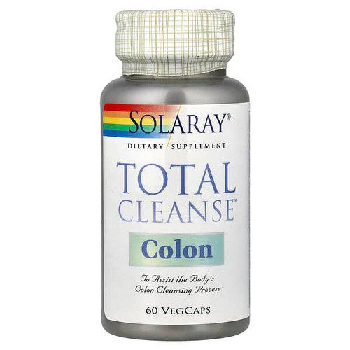 <img alt="Solaray, Total Cleanse, Colon, 60 Vegcaps" title="Solaray, Total Cleanse, Colon, 60 Vegcaps,076280083620"