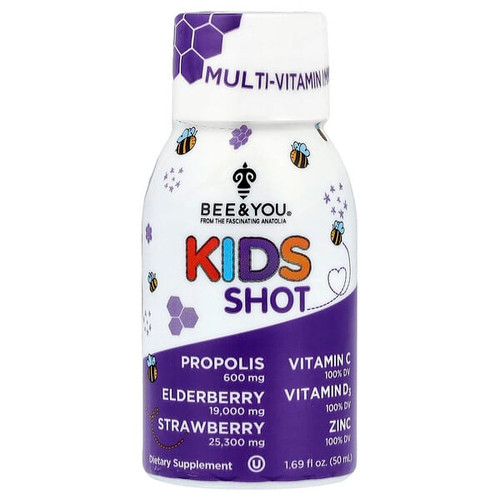 <img alt="3 PACK of Bee & You, Kids Shot , 1.69 fl oz (50 ml)" title="3 PACK of Bee & You, Kids Shot , 1.69 fl oz (50 ml),190853001979"