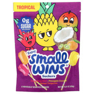 <img alt="Enjoy Small Wins, Suckers, Tropical Fruit, 12 Count, 4.23 oz (120 g)" title="Enjoy Small Wins, Suckers, Tropical Fruit, 12 Count, 4.23 oz (120 g),605245011486"