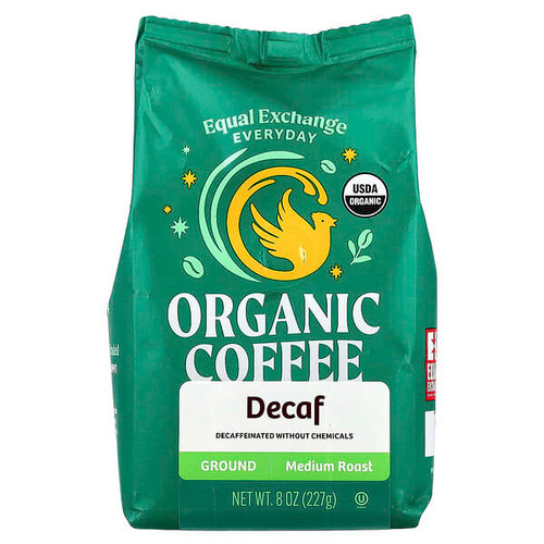 <img alt="Equal Exchange, Organic Coffee, Ground, Medium Roast, Decaf , 8 oz (227 g)" title="Equal Exchange, Organic Coffee, Ground, Medium Roast, Decaf , 8 oz (227 g),745998992219"