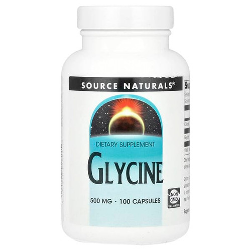 <img alt="Source Naturals, Glycine, 500 mg , 100 Capsules" title="Source Naturals, Glycine, 500 mg , 100 Capsules,021078016045"