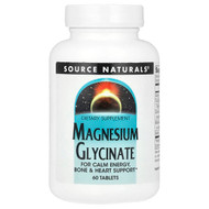 <img alt="Source Naturals, Magnesium Glycinate, 60 Tablets" title="Source Naturals, Magnesium Glycinate, 60 Tablets,021078028901"