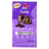<img alt="Atkins, Endulge, Truffles, Milk Chocolate, 12 Count, 0.35 oz (10 g) Each" title="Atkins, Endulge, Truffles, Milk Chocolate, 12 Count, 0.35 oz (10 g) Each,637480005128"