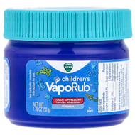 <img alt="Vicks, Childrens VapoRub, Ointment, Cough Suppressant, 2+ Years, 1.76 oz (50 g)" title="Vicks, Childrens VapoRub, Ointment, Cough Suppressant, 2+ Years, 1.76 oz (50 g),323900039216"