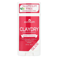 <img alt="Zion Health, Glide, ClayDry Deodorant, Sweet Romance, 2.8 oz (80 g)" title="Zion Health, Glide, ClayDry Deodorant, Sweet Romance, 2.8 oz (80 g),093141105130"