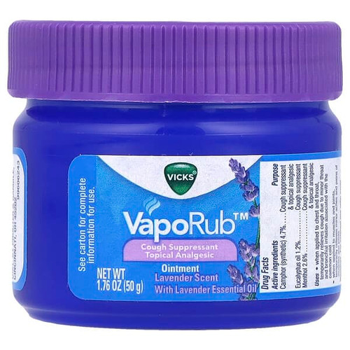 <img alt="Vicks, VapoRub, Ointment, Lavender, 1.76 oz (50 g)" title="Vicks, VapoRub, Ointment, Lavender, 1.76 oz (50 g),323900039209"