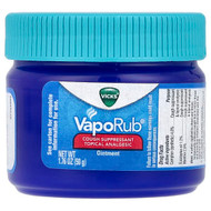<img alt="Vicks, VapoRub, Cough Suppressant Topical Analgesic Ointment, 1.76 oz (50 g)" title="Vicks, VapoRub, Cough Suppressant Topical Analgesic Ointment, 1.76 oz (50 g),323900003613"