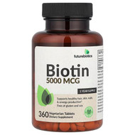 <img alt="Futurebiotics, Biotin , 5,000 mcg, 360 Vegetarian Tablets" title="Futurebiotics, Biotin , 5,000 mcg, 360 Vegetarian Tablets,049479501618"
