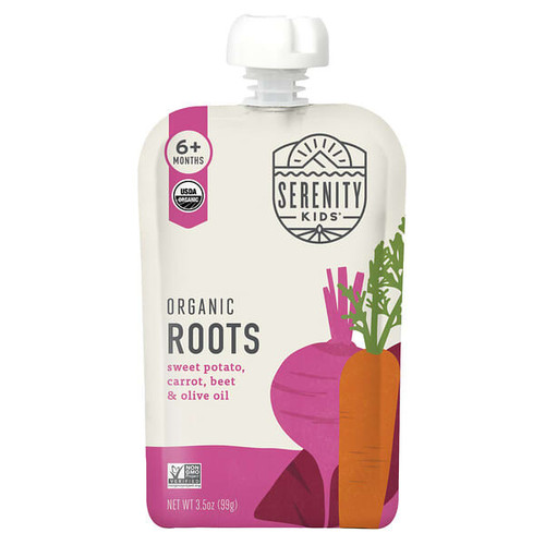 <img alt="3 PACK of Serenity Kids, Organic Roots, Sweet Potato, Carrot, Beet & Olive Oil, 6+ Months, 3.5 oz (99 g)" title="3 PACK of Serenity Kids, Organic Roots, Sweet Potato, Carrot, Beet & Olive Oil, 6+ Months, 3.5 oz (99 g),850000411005"