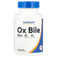 <img alt="Nutricost, Ox Bile, 500 mg, 30 Capsules" title="Nutricost, Ox Bile, 500 mg, 30 Capsules,810139574064"