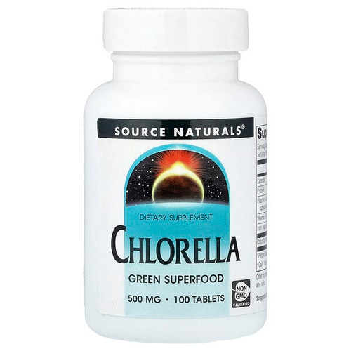 <img alt="Source Naturals, Chlorella, 500 mg, 100 Tablets" title="Source Naturals, Chlorella, 500 mg, 100 Tablets,021078006756"