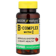 <img alt="Mason Natural, B-Complex with C, 100 Capsules" title="Mason Natural, B-Complex with C, 100 Capsules,311845053510"
