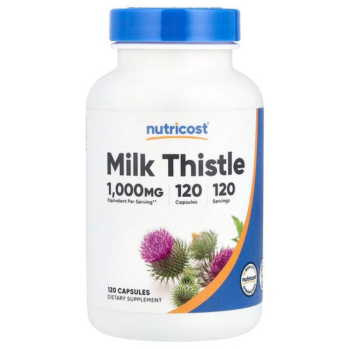 <img alt="Nutricost, Milk Thistle, 1,000 mg, 120 Capsules" title="Nutricost, Milk Thistle, 1,000 mg, 120 Capsules,810139574002"