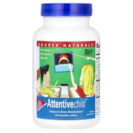 <img alt="Source Naturals, Attentive Child, Sweet & Tart, 30 Chewable Wafers" title="Source Naturals, Attentive Child, Sweet & Tart, 30 Chewable Wafers,021078012139"