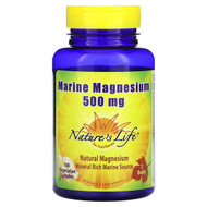 <img alt="Natures Life, Marine Magnesium, 100 Vegetarian Capsules (250 mg per Capsule)" title="Natures Life, Marine Magnesium, 100 Vegetarian Capsules (250 mg per Capsule),040647292376"