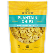 <img alt="Good Sense, Plantain Chips, With Sea Salt, 12 oz (340 g)" title="Good Sense, Plantain Chips, With Sea Salt, 12 oz (340 g),030243862080"