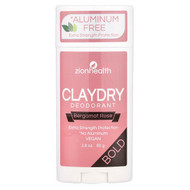 <img alt="Zion Health, Bold, ClayDry Deodorant, Bergamot Rose, 2.8 oz (80 g)" title="Zion Health, Bold, ClayDry Deodorant, Bergamot Rose, 2.8 oz (80 g),093141104287"