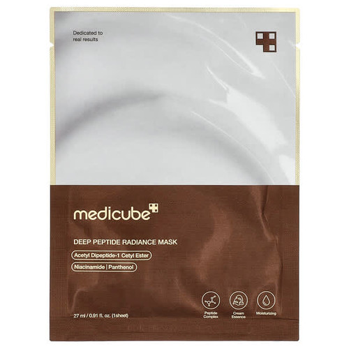 <img alt="3 PACK of Medicube, Deep Peptide Radiance Beauty Mask, 1 Sheet, 0.91 fl oz (27 ml)" title="3 PACK of Medicube, Deep Peptide Radiance Beauty Mask, 1 Sheet, 0.91 fl oz (27 ml),8800240576585"