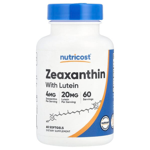 <img alt="Nutricost, Zeaxanthin with Lutein, 60 Softgels" title="Nutricost, Zeaxanthin with Lutein, 60 Softgels,810139573845"