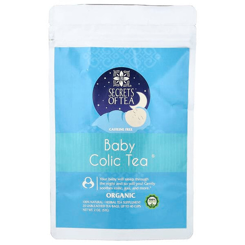 <img alt="Secrets of Tea, Organic Baby Colic Tea, Caffeine Free, 20 Unbleached Tea Bags, 1 oz (28 g)" title="Secrets of Tea, Organic Baby Colic Tea, Caffeine Free, 20 Unbleached Tea Bags, 1 oz (28 g),850302006282"