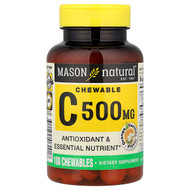 <img alt="Mason Natural, Vitamin C, Orange Vanilla, 500 mg, 100 Chewables" title="Mason Natural, Vitamin C, Orange Vanilla, 500 mg, 100 Chewables,311845062918"
