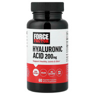 <img alt="Force Factor, Hyaluronic Acid, 200 mg, 60 Vegetable Capsules" title="Force Factor, Hyaluronic Acid, 200 mg, 60 Vegetable Capsules,810126660343"