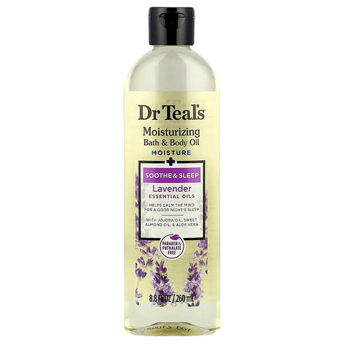 <img alt="Dr. Teals, Moisturizing Bath & Body Oil, Lavender , 8.8 fl oz (260 ml)" title="Dr. Teals, Moisturizing Bath & Body Oil, Lavender , 8.8 fl oz (260 ml),811068012818"