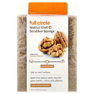 <img alt="Full Circle, Walnut Shell Scrubber Sponge, 6 Count" title="Full Circle, Walnut Shell Scrubber Sponge, 6 Count,810119029614"