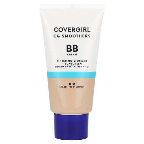 <img alt="Covergirl, CG Smoothers, BB Cream, SPF 21, 810 Light to Medium, 1.35 fl oz (40 ml)" title="Covergirl, CG Smoothers, BB Cream, SPF 21, 810 Light to Medium, 1.35 fl oz (40 ml),022700033584"